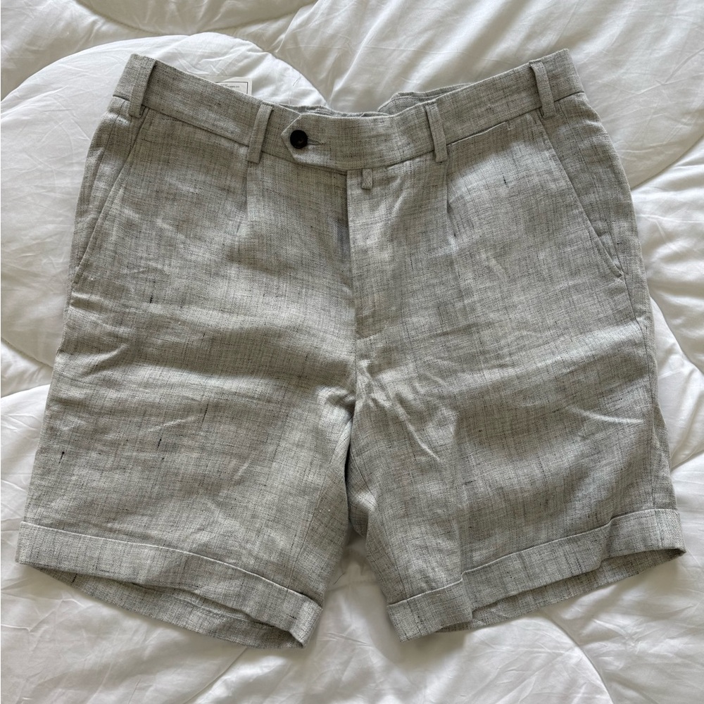 New Suitsupply Linen Bennington Shorts size 48 32 US